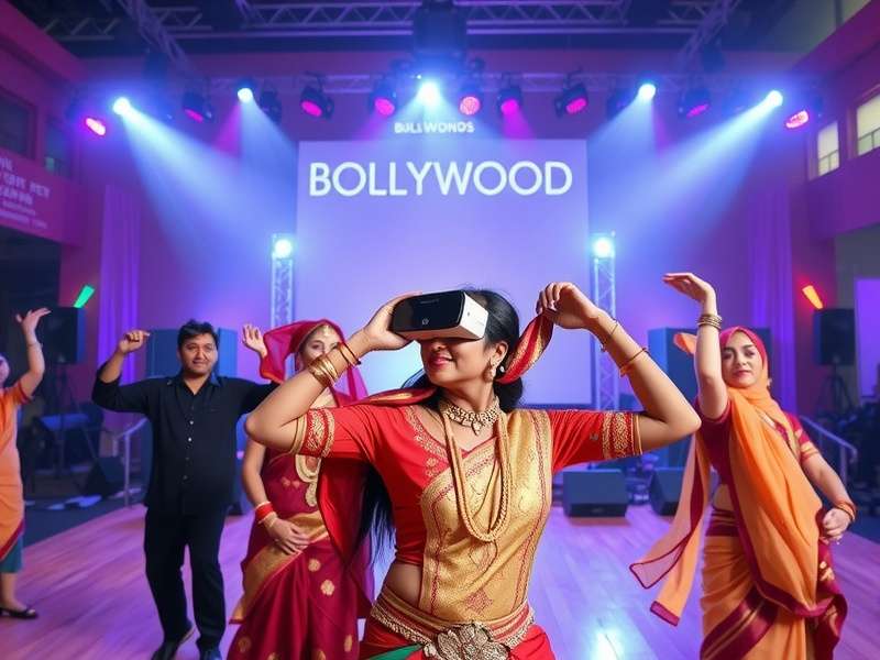 VR Bollywood Dance Wave showing regional dance styles including Bhangra and Garba